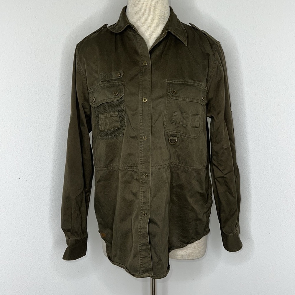 🔹 Ralph Lauren Military Safari Camp Shacket